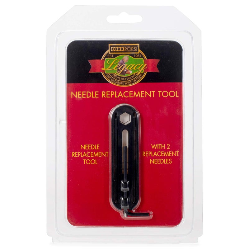 Cork Pops Legacy Wine Bottle Opener 2 Needle Replacement Tool Kit - Image 4